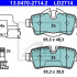 Sada brzdových destiček ATE Ceramic 13.0470-2714 (AT LD2714) - MINI