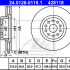 Brzdový kotouč ATE 24.0128-0118 (AT 428118) - ALFA ROMEO
