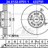Brzdový kotouč ATE 24.0132-0701 (AT 432701)