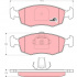 Sada brzdových destiček TRW GDB1383 - FIAT PUNTO