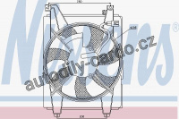 Ventilátor chladiče klimatizace NISSENS 85625