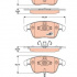 Sada brzdových destiček TRW GDB1762 - VW TIGUAN 07-