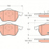 Sada brzdových destiček TRW GDB1200 - VW PASSAT