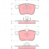 Sada brzdových destiček TRW GDB1567 - OPEL SIGNUM, VECTRA