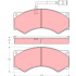 Sada brzdových destiček TRW GDB5054 - DAF F45 91-01