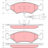 Sada brzdových destiček TRW GDB238 - FORD SIERRA, ESCORT