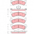 Sada brzdových destiček TRW GDB4094 - FORD EXPLORER 91-