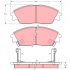 Sada brzdových destiček TRW GDB763 - HONDA CIVIC , CRX