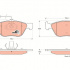 Sada brzdových destiček TRW GDB1212 - FIAT MAREA
