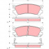 Sada brzdových destiček TRW GDB3264 - MAZDA 929, XEDOS