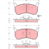 Sada brzdových destiček TRW GDB354 - MAZDA 626 82-87