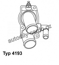 Termostat, chladivo WAHLER (4193.92D)