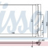 Chladič klimatizace NISSENS 940730