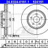 Brzdový kotouč ATE 24.0324-0161 (AT 524161 ) - Power Disc - FORD, JAGUAR