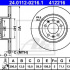 Brzdový kotouč ATE 24.0112-0216 (AT 412216)