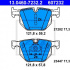 Sada brzdových destiček ATE 13.0460-7232 (AT 607232) - BMW