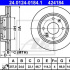 Brzdový kotouč ATE 24.0124-0184 (AT 424184) - HYUNDAI