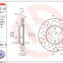 Brzdový kotouč BREMBO 09.B355.1X - CHEVROLET, OPEL