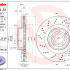 Brzdový kotouč BREMBO 09.B744.51 - MERCEDES-BENZ