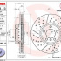 Brzdový kotouč BREMBO 09.C398.13 - BMW