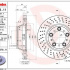 Brzdový kotouč BREMBO 09.C878.11 - PORSCHE