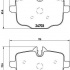 Sada brzdových destiček BREMBO P06061 - BMW