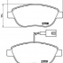 Sada brzdových destiček BREMBO P23137 - ABARTH, FIAT, OPEL