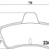 Sada brzdových destiček BREMBO P24070 - FORD