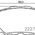 Sada brzdových destiček BREMBO P49054 - FIAT, MAZDA