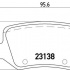 Sada brzdových destiček BREMBO P50090 - MERCEDES-BENZ