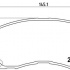 Sada brzdových destiček BREMBO P54030X - CITROËN, DODGE, MITSUBISHI, PEUGEOT