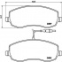 Sada brzdových destiček BREMBO P61104 - CITROËN, FIAT, LANCIA, PEUGEOT