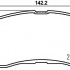 Sada brzdových destiček BREMBO P68067 - RENAULT