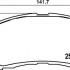 Sada brzdových destiček BREMBO P79032 - SUZUKI