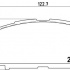 Sada brzdových destiček BREMBO P83086 - DAIHATSU, TOYOTA