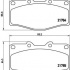 Sada brzdových destiček BREMBO P83095 - TOYOTA