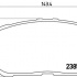 Sada brzdových destiček BREMBO P83105 - TOYOTA