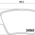 Sada brzdových destiček BREMBO P85114X - AUDI, SEAT, ŠKODA, VW