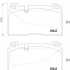 Sada brzdových destiček BREMBO P85123 - AUDI, PORSCHE