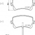 Sada brzdových destiček BREMBO P85142 - AUDI