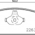 Sada brzdových destiček BREMBO P85167 - SEAT, VW