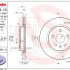 Brzdový kotouč BREMBO 09.A972.10 - CHEVROLET, OPEL, SAAB