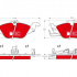 Sada brzdových destiček, kotoučová brzda TRW GDB1351DTE