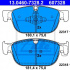 Sada brzdových destiček ATE 13.0460-7328 (AT 607328)
