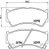 Sada brzdových destiček BREMBO P79013 - SUZUKI