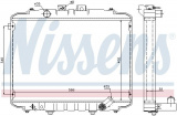 Chladič motoru NISSENS 67490