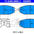 Sada brzdových destiček ATE 13.0460-5885 (AT 605885) - HYUNDAI