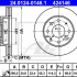 Brzdový kotouč ATE 24.0124-0146 (AT 424146) - MITSUBISHI