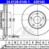 Brzdový kotouč ATE 24.0128-0140 (AT 428140) - NISSAN