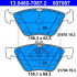 Sada brzdových destiček ATE 13.0460-7087 (AT 607087) - MERCEDES-BENZ